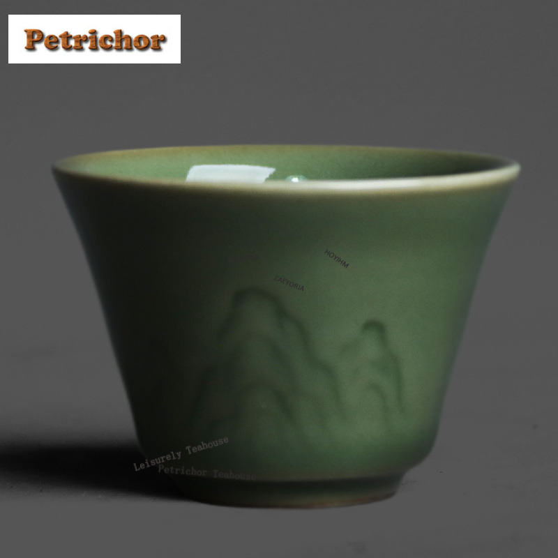Celadon Ceramic Cup - طقم أكواب شاي سيلادون يوي كيلن