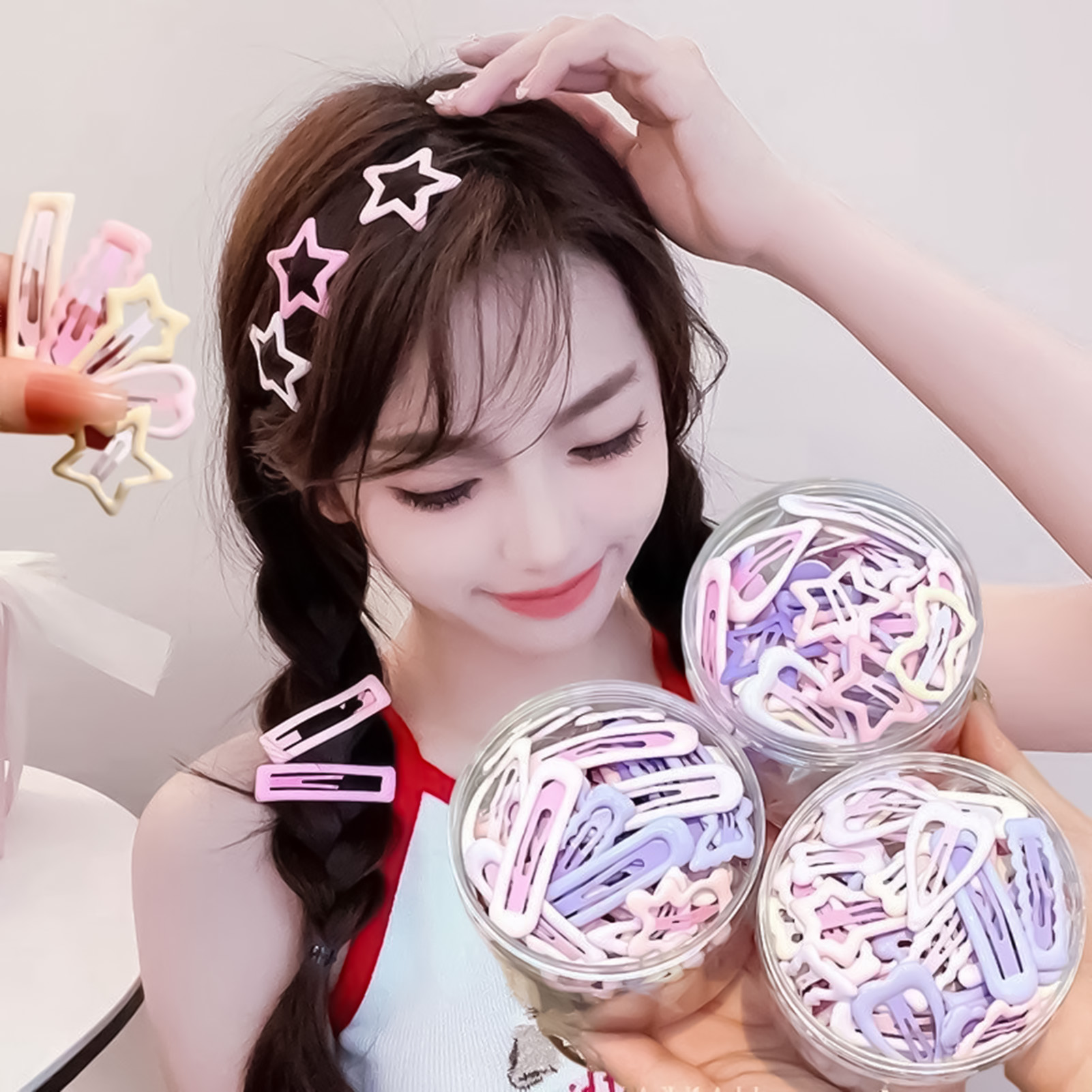 Korean Lifestyle & Kids Boutique Photos - 3 قطع من دبابيس الشعر ذات