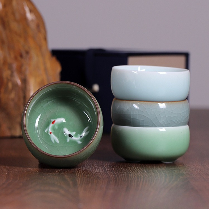 أكواب شاي من البورسلين السيلاد - مراجعة Celadon Ceramic Cup وسعره