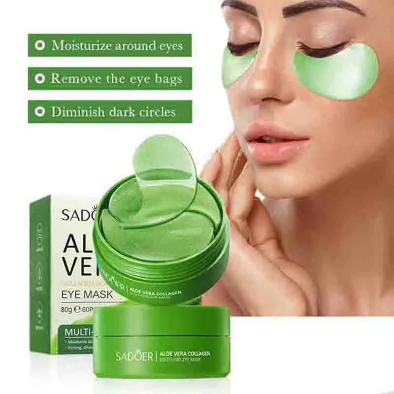 60 قطعة قناع عين الكولاجين الأ - مراجعة Sheet Mask Collagen وسعره