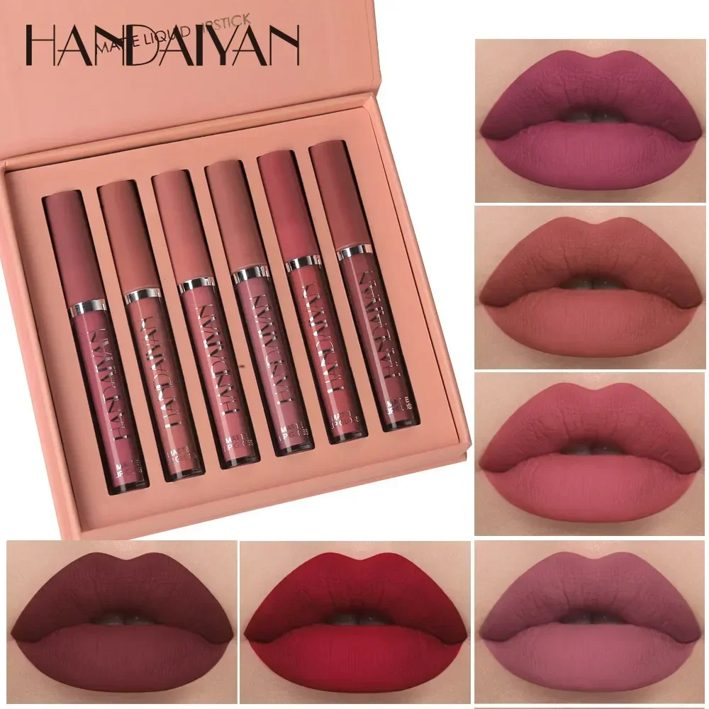 HANDAIYAN 6 قطع مجموعة أحمر ال - مراجعة Lip Tint Korean وسعره