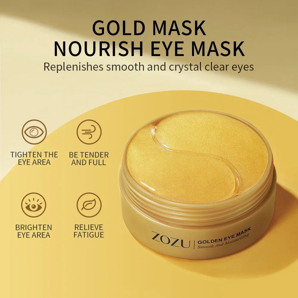 24K الذهبي العين لصقة جل الأفو - مراجعة Sheet Mask Collagen وسعره