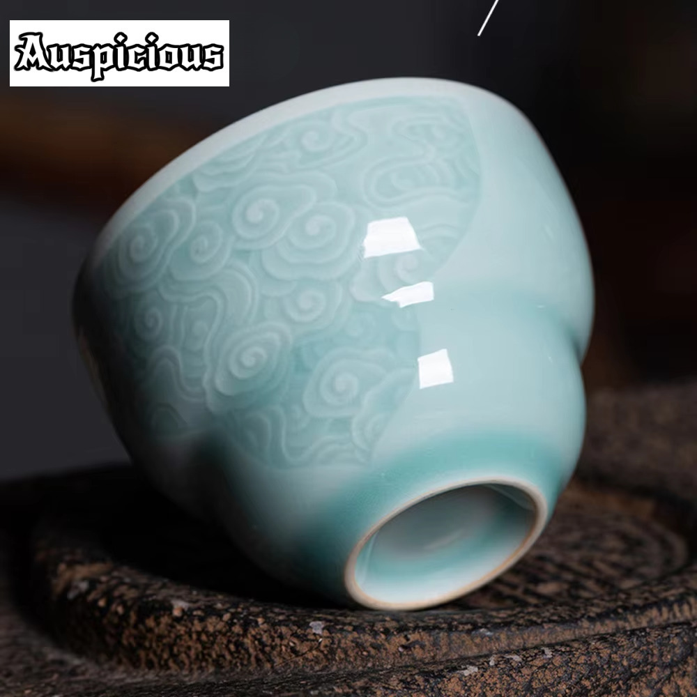 100 مللي Handamde Longquan Cel - مراجعة Celadon Ceramic Cup وسعره