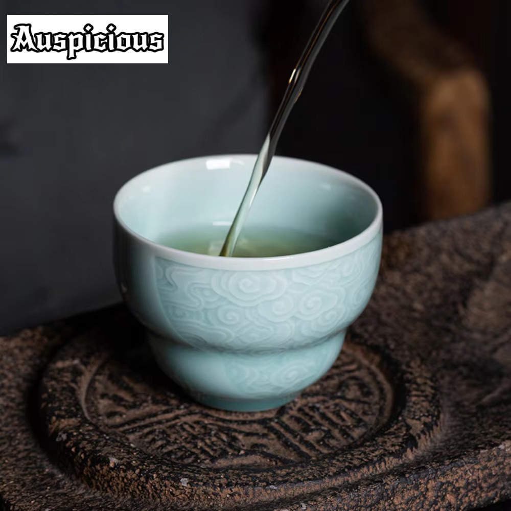 100 مللي Handamde Longquan Cel - مراجعة Celadon Ceramic Cup وسعره