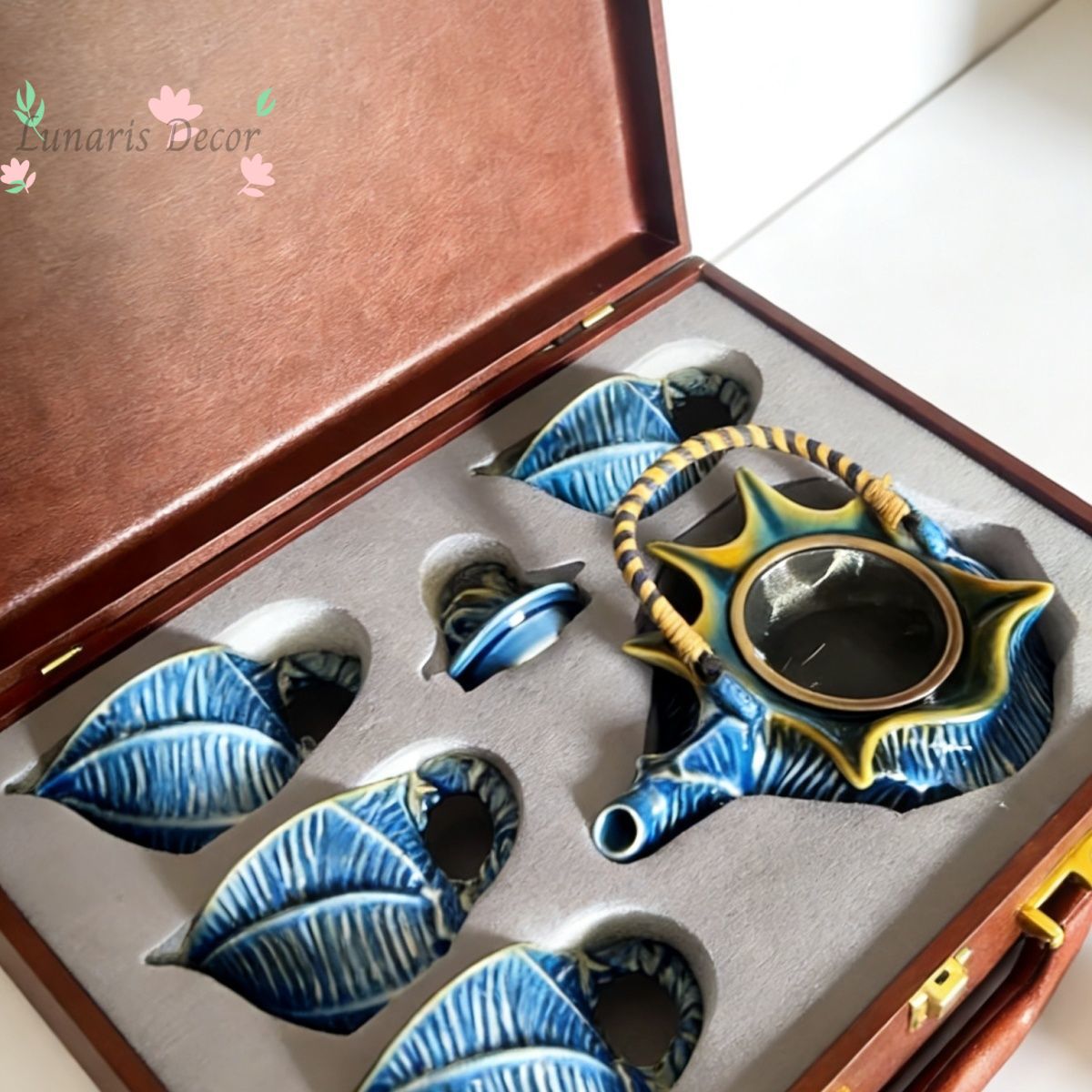 طقم شاي سيراميك فاخر بالكامل،  - مراجعة Celadon Ceramic Cup وسعره