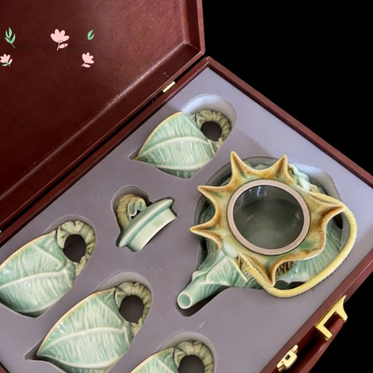 طقم شاي سيراميك فاخر بالكامل،  - مراجعة Celadon Ceramic Cup وسعره